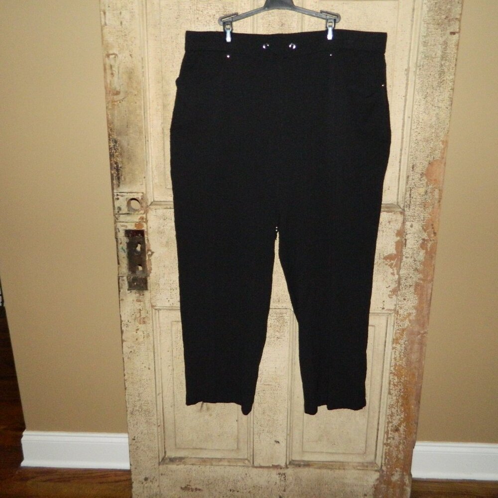JM Collection Crepe Pull On Pants Sz XXL (Q-17)